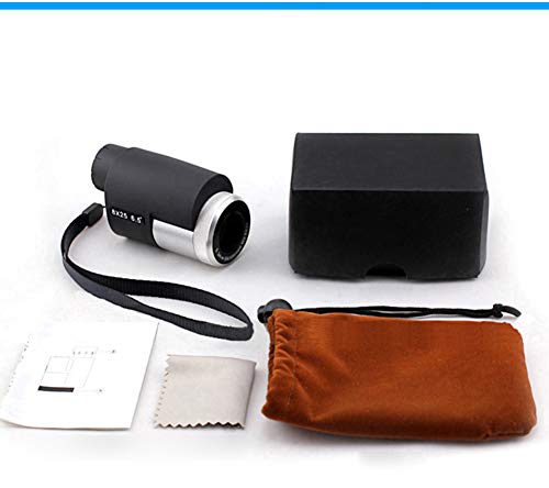 JXFS Telescopio monocular 8X25 Macro óptico monocular para observación de Aves, Caza, Senderismo, Sightseeing & Outdoor-Trip