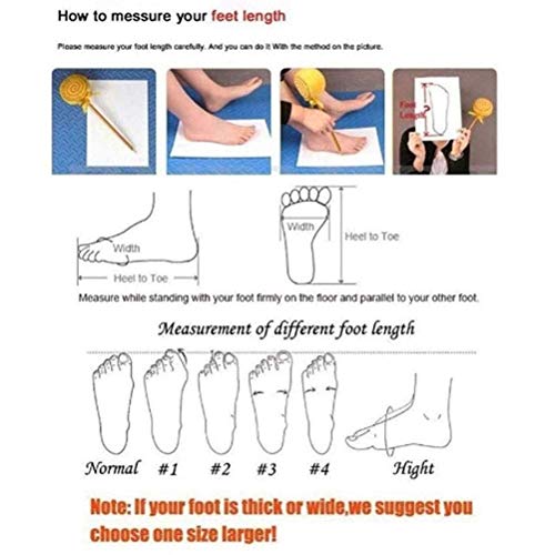 JXJ Sandalias Informales de Plataforma para Mujer, Corrector ortopédico de juanetes, Sandalias ortopédicas para pies con Soporte de Arco, cómoda Plataforma Plana, 44