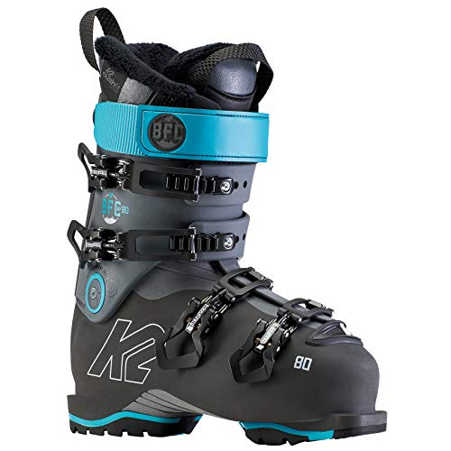 K2 BFC W 80 Botas de esquí, Mujer, Antracita – Azul, 39.5 EU