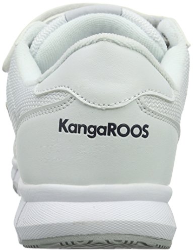 KangaROOS K-bluerun 701 B, Zapatillas Unisex Adulto, Blanco (White/Dk Navy 042), 36 EU