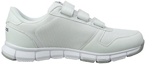 KangaROOS K-bluerun 701 B, Zapatillas Unisex Adulto, Blanco (White/Dk Navy 042), 42 EU