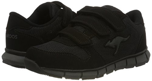KangaROOS K-bluerun 701 B, Zapatillas Unisex Adulto, Negro (Black/Dk Grey 522), 36 EU