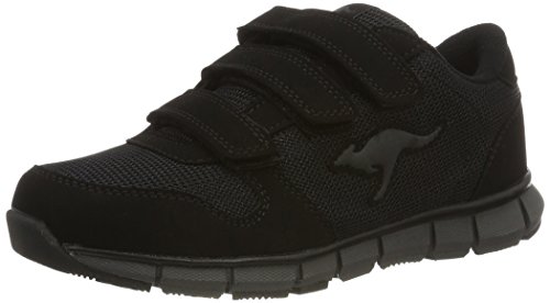 KangaROOS K-bluerun 701 B, Zapatillas Unisex Adulto, Negro (Black/Dk Grey 522), 36 EU
