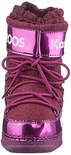 KangaROOS K-Moon, Botas de Nieve, Dk Berry/Frost Pink 6029, 38/39 EU