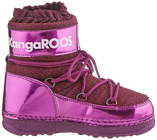 KangaROOS K-Moon, Botas de Nieve, Dk Berry/Frost Pink 6029, 38/39 EU