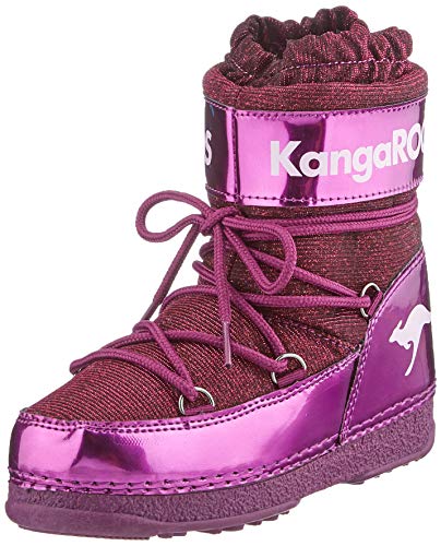 KangaROOS K-Moon, Botas de Nieve, Dk Berry/Frost Pink 6029, 38/39 EU