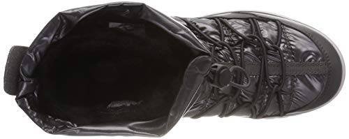 KangaROOS K-Wowi Jog RTX, Botas Plisadas para Mujer, Negro Jet Black, 36 EU