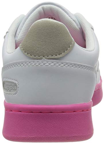 Kappa Clave, Zapatillas Mujer, 1022 White Pink, 40 EU