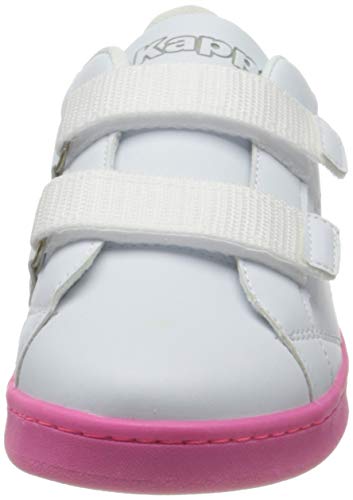 Kappa Clave, Zapatillas Mujer, 1022 White Pink, 40 EU