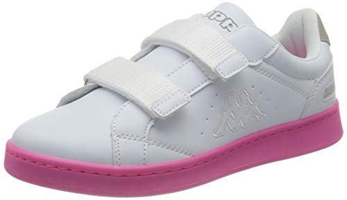 Kappa Clave, Zapatillas Mujer, 1022 White Pink, 40 EU