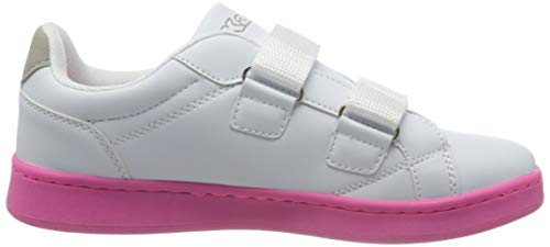 Kappa Clave, Zapatillas Mujer, 1022 White/Pink, 37 EU