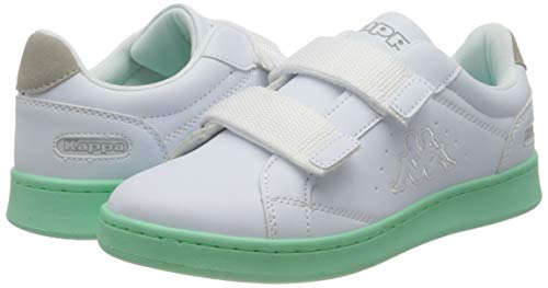 Kappa Clave, Zapatillas Mujer, 1037 White Mint, 40 EU