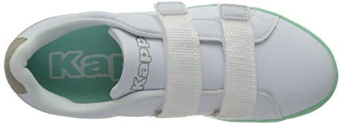 Kappa Clave, Zapatillas Mujer, 1037 White Mint, 40 EU