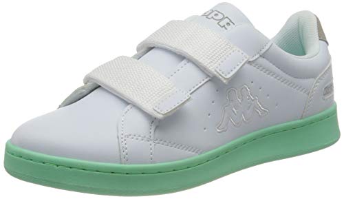 Kappa Clave, Zapatillas Mujer, 1037 White Mint, 40 EU