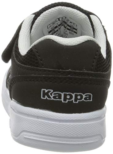 Kappa Dalton Kids, Zapatillas Unisex Niños, Negro (Black/White 1110), 34 EU