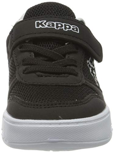 Kappa Dalton Kids, Zapatillas Unisex Niños, Negro (Black/White 1110), 34 EU