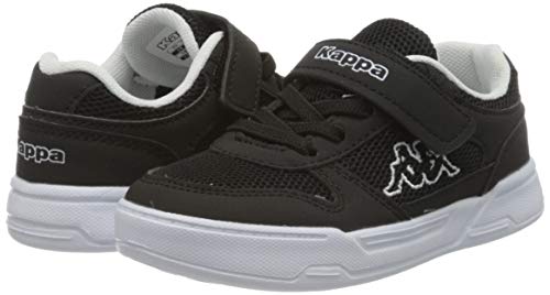 Kappa Dalton Kids, Zapatillas Unisex Niños, Negro (Black/White 1110), 34 EU