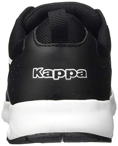 Kappa Darwin, Zapatillas Mujer, 1110 Black White, 38 EU