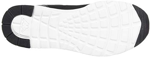 Kappa Darwin, Zapatillas Mujer, 1110 Black White, 38 EU