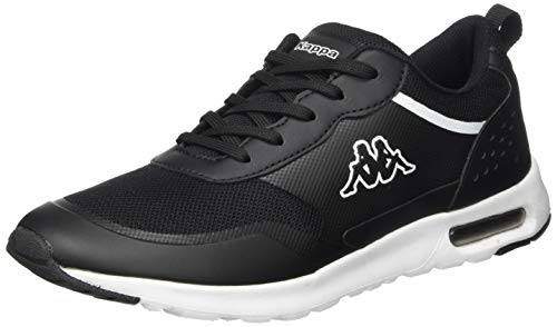 Kappa Darwin, Zapatillas Mujer, 1110 Black White, 38 EU