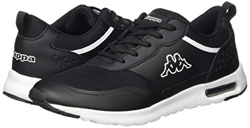 Kappa Darwin, Zapatillas Mujer, 1110 Black White, 38 EU