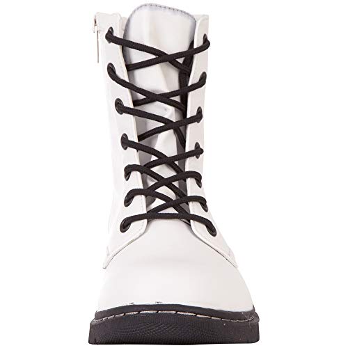 Kappa DEENISH, Zapatillas Mujer, 1011 Blanco Negro, 42 EU