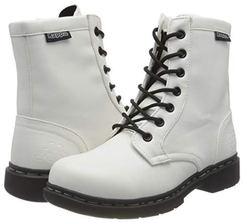 Kappa DEENISH, Zapatillas Mujer, 1011 Blanco Negro, 42 EU