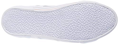 Kappa DELSOL, Zapatillas Deportivas para Mujer, Blanco/Plata, 40 EU