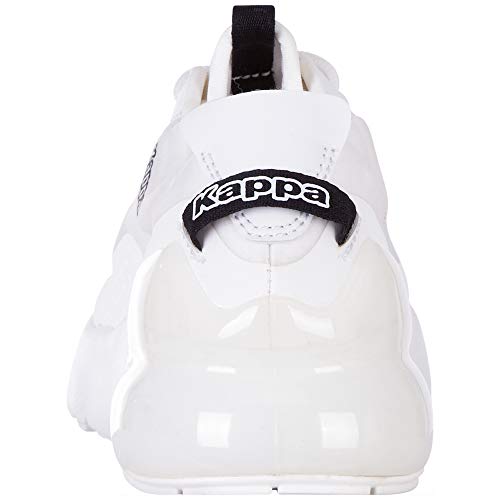 Kappa Doolin, Zapatillas Mujer, Color Blanco y Negro 1011, 39 EU