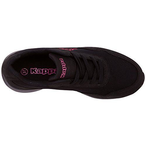 Kappa Follow OC, Zapatillas Mujer, Negro (Black/Pink 1122), 36 EU