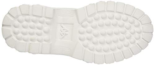 Kappa Kassidy Authentic, Zapatillas Deportivas Mujer, Negro/Blanco/Verde Lima, 38 EU