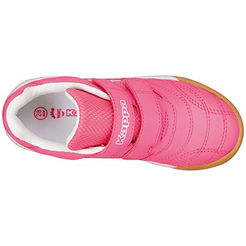 Kappa Kickoff, Zapatillas de Deporte Interior Niñas, Rosa (Pink/White 2210), 33 EU