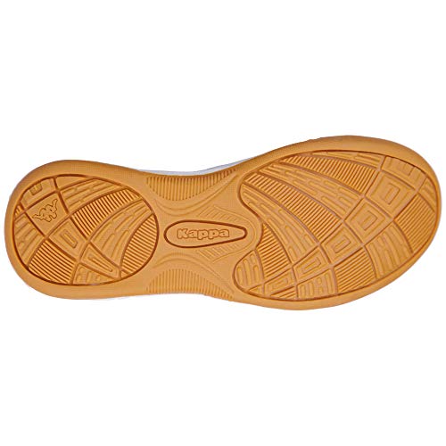Kappa Kickoff, Zapatillas de Deporte Interior Unisex niños, Blanco (White/Black 1011), 34 EU