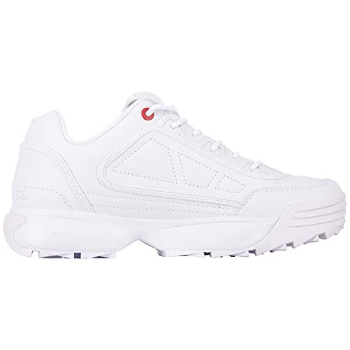 Kappa Rave NC, Zapatillas Unisex Adulto, Negro (White 1010), 38 EU