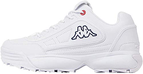 Kappa Rave NC, Zapatillas Unisex Adulto, Negro (White 1010), 42 EU