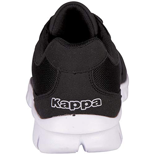 Kappa Rocket, Zapatillas Unisex Adulto, Negro Black White 1110, 43 EU