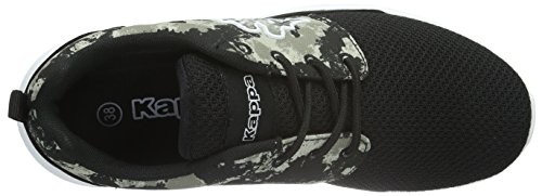 Kappa Speed II BTC, Zapatillas Mujer, Negro 1110 Black White, 36 EU