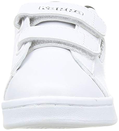 Kappa TCHOURI 2V Perfo, Zapatillas Deportivas, Blanco/Verde, 29 EU