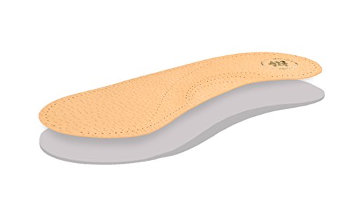 Kaps Plantillas Ortopédicas De Cuero Para Arco Longitudinal Caído, Inserciones De Calzado Para Pies Planos, Hombres Y Mujeres, Cuero Curtido Vegetal, Anatomix (37-38 EUR)