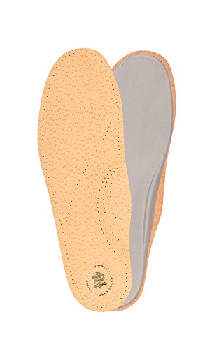 Kaps Plantillas Ortopédicas De Cuero Para Arco Longitudinal Caído, Inserciones De Calzado Para Pies Planos, Hombres Y Mujeres, Cuero Curtido Vegetal, Anatomix (37-38 EUR)