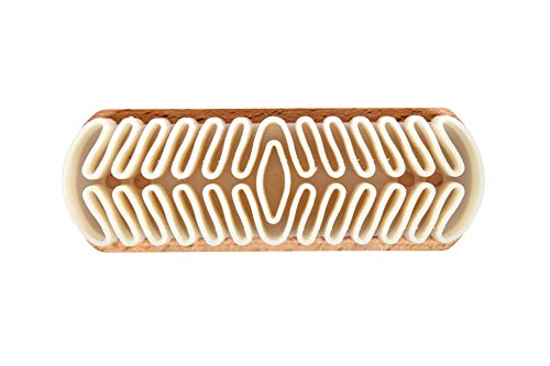 Kaps Wooden Nubuck And Suede Restorer Brush With Natural Soft Rubber Crepe, For Leather Shoes, Bags And Accessories, By