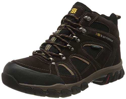 Karrimor Bodmin Mid IV Weathertite - Zapatos de trekking, Hombre, Marrón (Dark Brown), 43