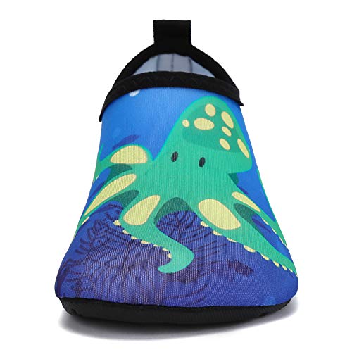 katliu Zapatos para Niño Niña Zapatos de Playa Bebe Zapatillas de Piscina Escarpines Calzado para Agua(068 Azul, 30/31 EU)