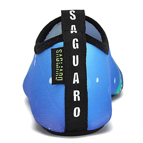 katliu Zapatos para Niño Niña Zapatos de Playa Bebe Zapatillas de Piscina Escarpines Calzado para Agua(068 Azul, 30/31 EU)