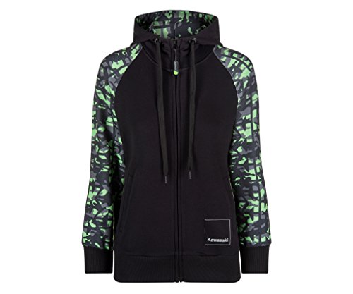 Kawasaki - Chaqueta Deportiva - para Mujer Schwarz Grau Grün XXL