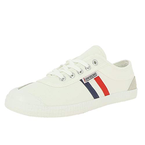 KAWASAKI Retro Zapatillas Moda Hombres Blanco - 42 - Zapatillas Bajas