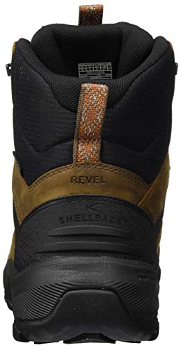 KEEN Revel 4 Polar Mid Height Waterproof, Botas para Nieve Hombre, Dark Earth Caramel Café, 40 EU
