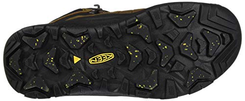 KEEN Revel 4 Polar Mid Height Waterproof, Botas para Nieve Hombre, Dark Earth Caramel Café, 40 EU