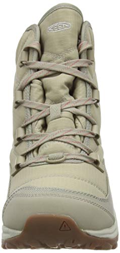 KEEN Terradora 2 Waterproof Mid Height Ankle, Botas para Nieve Mujer, Plaza Taupe Redwood, 37.5 EU