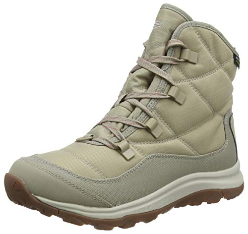 KEEN Terradora 2 Waterproof Mid Height Ankle, Botas para Nieve Mujer, Plaza Taupe Redwood, 37.5 EU